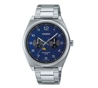 Casio MTP-M300D-2A | Orologio analogico da uomo | Fasi lunari | Cinturino in ...