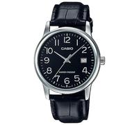 CASIO MTP-V002L-1BUDF OROLOGIO UOMO PELLE NERO DATA 37mm SOTTOCOSTO