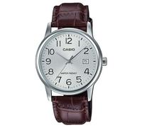 CASIO MTP-V002L-7B2UDF OROLOGIO UOMO PELLE MARRONE DATA 37mm SOTTOCOSTO