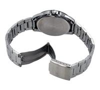 Casio MTP-V005D-2B4 Orologio analogico da uomo in acciaio inossidabile blu con quadrante semplice