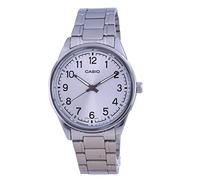 Casio MTP-V005D-7B4 Orologio analogico da uomo in acciaio inossidabile con quadrante semplice e quadrante analogico, Bracciale