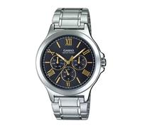 CASIO MTP-V300D-1A2UDF OROLOGIO UOMO ACCIAIO NERO MULTIFUNZIONE 40mm SOTTOCOSTO