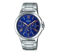 CASIO MTP-V300D-2AUDF OROLOGIO UOMO ACCIAIO BLU MULTIFUNZIONE 40mm SOTTOCOSTO