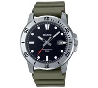 CASIO MTP-VD01-3EVUDF OROLOGIO UOMO SILICONE VERDE DATA 43mm SOTTOCOSTO