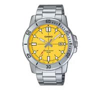 Casio MTP-VD01D-9EVUDF Men's Analog Watch - Gold Dial with Stainless Steel Bracelet