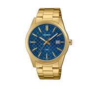Casio MTP-VD03G-2AUDF Men's Watch - Blue Dial, Gold-Tone Stainless Steel Bracelet