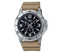 Casio MTP-VD300-5BUDF Orologio analogico Unisex Marrone Braccialetto, Cinturino, Cinghia, Cinghia