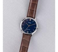 CASIO MTP-VT01L-2BUDF OROLOGIO UOMO PELLE MARRONE BLU 40mm SOTTOCOSTO