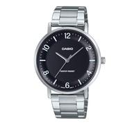 Casio MTP-VT03D-1B - Orologio analogico da uomo, minimalista, in acciaio inossidabile, quadrante a forma concava, 3 lancette, nero