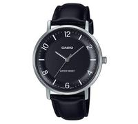 Casio MTP-VT03L-1B | Orologio analogico minimalista da uomo | Quadrante nero ...