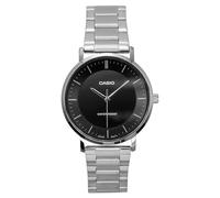 Casio Orologio da uomo MTP-VT04D-1E analogico in acciaio minimalista resistente agli schizzi