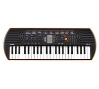 Casio Musical Instruments SA-76 Mini Tastiera polifonica a 8 Voci e 44 tasti, Nero/Arancio