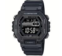 Casio MWD-110HB-1BVEF Men's Digital Watch, Black Resin Band, 100M Water Resistance