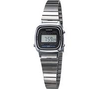 Casio Orologio Donna da polso Vintage Nuovo Crono e Sveglia Nero LA-670WD-1DF