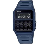 Casio Orologio Al quarzo Unisex, misura cassa 34.40mm con quadrante Nero Digitale e cinturino Blu in Resina CA-53WF-2BEF