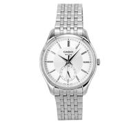 Casio Orologio analogico da uomo, MTP-B315D-7AV, cinturino in acciaio inossidabile argento, quadrante 24 ore, resistente all'acqua fino a 50 m