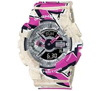 Casio Orologio Analogico Digitale al Quarzo Men's con Cinturino in Plastica GA-110SS-1AER