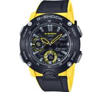 Casio G-Shock Carbonio Core Protezione Nero Giallo Cinturino GA-2000-1A9ER