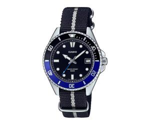 Casio - Orologio Analogico in Acciaio Inossidabile con Indicatore di Data - - Accessories - Uomo - Nero - ONE SIZE