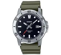 Casio Quadrante Nero Lancette Luminose Quarzo MTP-VD01-3E 50M Orologio da Uomo