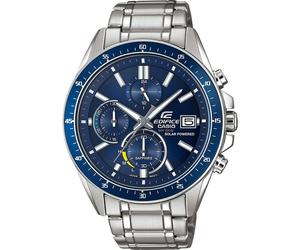 Casio Orologio Analogico Quadrante Blu con cinturino Acciaio Silver Inox Linea EDIFICE Colore Blu e Inox - EFS S510D 2AVUEF