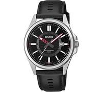 Casio Orologio Analogo al Quarzo Uomo con Cinturino in Pelle MTP-E700L-1EVEF