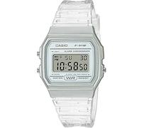 Orologio Casio Uomo Donna mod. Vintage Ref. F-91WS-7DF Bianco in resina WR