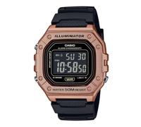 CASIO W-218HM-5BVEF OROLOGIO UOMO 44mm ROSE' NERO DIGITALE SOTTOCOSTO