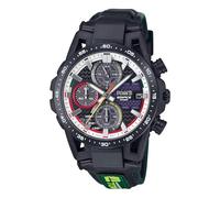 Casio Orologio Cronógrafo al Quarzo da Uomo con Cinturino in Pelle EFS-S641TMS-1AER