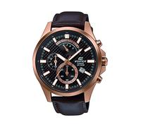 Casio Orologio Cronografo Quarzo da Uomo con Cinturino in Pelle EFV-530GL-5AVUEF