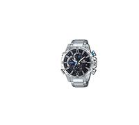 CASIO Orologio Cronografo Solare Uomo con Cinturino in Acciaio Inox EQB-800D-1AER
