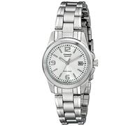 Casio Orologio da donna LTP1215A-7ACR in acciaio inossidabile, Argento, Bracciale