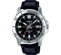 Casio Orologio da polso da uomo adulto MTP-VD01L-1EVUDF nero standard, nero Tek Beden, orologio da polso