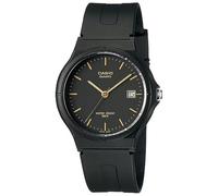 Casio Orologio da polso da uomo al quarzo casual bracciale e cassa in resin di colore black display analogico black - MW-59-1E