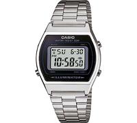Casio Orologio da polso digitale, serie Vintage, serie B640, unisex, modello Overseas, Argento B640WD-1AV, Tipo di bracciale: