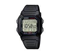Casio - Orologio da polso W-800H-1AVEF - Orologio da uomo - Impermeabile - Digitale - Con cinturino in acciaio - Nero, Nero , cinghia