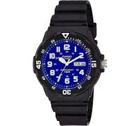 Casio Orologio da uomo Classic al quarzo in resina, colore: nero (modello: MRW200H-2B2V), nero/blu, MRW200H-2B2V