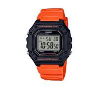 Casio Orologio Digitale al Quarzo Uomo con Cinturino in Resina W-218H-4B2VCF