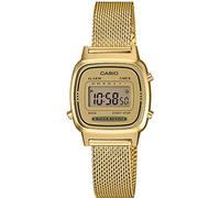 Casio Orologio digitale al quarzo da donna con cinturino in acciaio inox massiccio