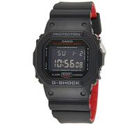 Casio Orologio Digitale al Quarzo da Uomo con Cinturino in Resina DW-5600HR-1ER, Nero/Rosso