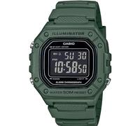 Casio Orologio Digitale al Quarzo Uomo con Cinturino in Resina W-218H-3BVCF