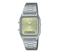 Orologio CASIO unisex mod. AQ-230A-9AMQYDF Quadrante lime analogico e digitale