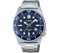CASIO MTD-135D-1A Orologio Uomo Acciaio Diver Style Quadrante Nero