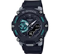 Casio Orologio G-shock carbon core guard nero e turchese GA-2200M-1AER