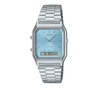 Casio Orologio G-Shock Collezione Vintage AQ230, Argento/Azzurro