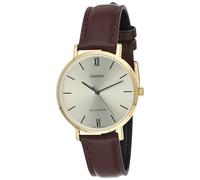 CASIO LTP-VT01GL-9BUDF OROLOGIO DONNA PELLE MARRONE DORATO 35mm SOTTOCOSTO