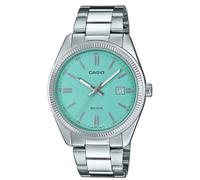 Casio Orologio Quarzo Donna, misura cassa 39.00mm con quadrante Blu Analogico e cinturino Argento in Cinturino in metallo MTP-1302PD-2A2VEF