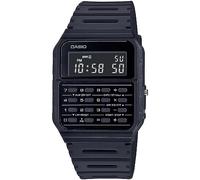 Casio Orologio Quarzo Unisex, misura cassa 34.40mm con quadrante Nero Digitale e cinturino Nero in Plastic/Resin Strap CA-53WF-1BEF