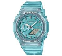 Casio Orologio Quarzo Unisex, misura cassa 42.80mm con quadrante Blu Analogico e cinturino Blu in Plastic/Resin Bracelet GMA-S2100SK-2AER