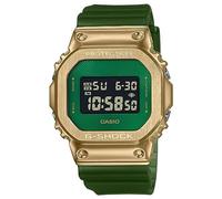Casio Orologio Quarzo Unisex, misura cassa 49.60mm con quadrante Verde Digitale e cinturino Verde in Plastic/Resin Strap GM-5600CL-3ER